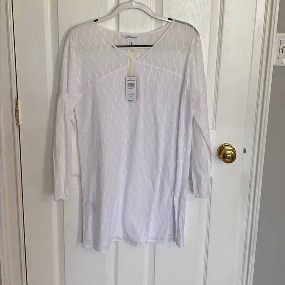 Never worn BCBG white summer dress